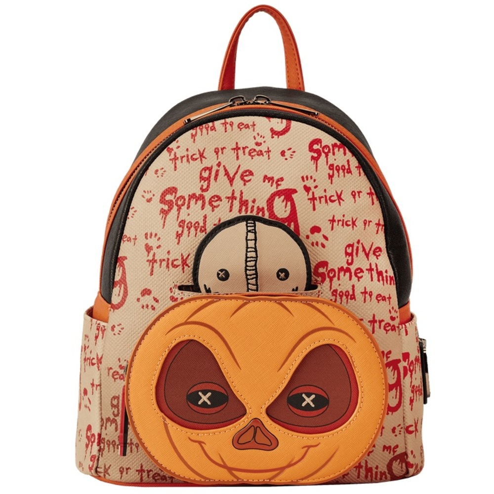 LOUNGEFLY Disney Trick 'r Treat Sam Pumpkin Mini 🎒